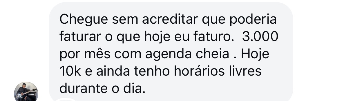 Depoimento de aluna 1